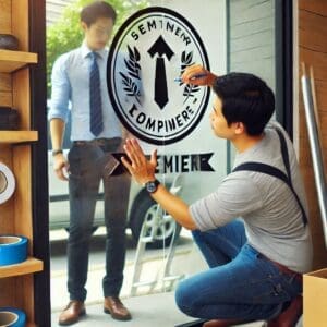 SELF INSTALL LETTERING